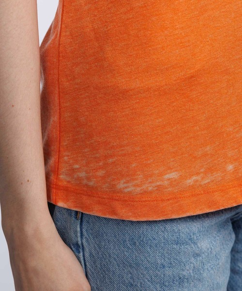 ハーレーダビッドソン ウィメンズ スクリーミンイーグル・バーンアウトTシャツ HarleyOrange 96129-24VW Harley Davidson tシャツ Screamin' Eagle（R）バーンアウトT