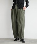 ワイドパンツ チノパン 「低身長/高身長向けサ...の詳細画像3