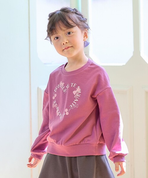 any FAM トレーナー 140 水色 any FAM｜【any FAM×サンリオキャラクターズ】カップケーキ