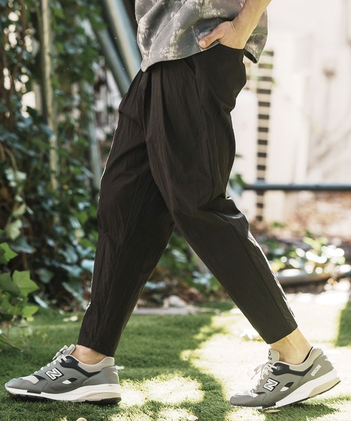 CAMBIO（カンビオ） パンツ mp11970- Cotton Nylon Ripstop Collar