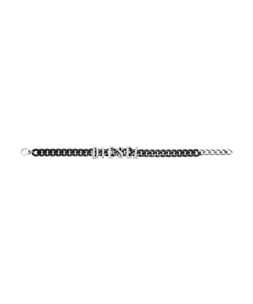 DIESEL ブレスレット DX1486060 ガンメタル×シルバー Men's ディーゼル DIESEL ブレスレット DX1486060 アクセサリー メンズ