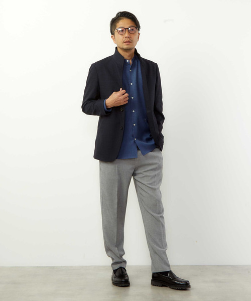 ブラックスタンドカラージャケット メンズ SKYE RAINTEC SHORT - スタンドカラー ジャケット – Mackintosh