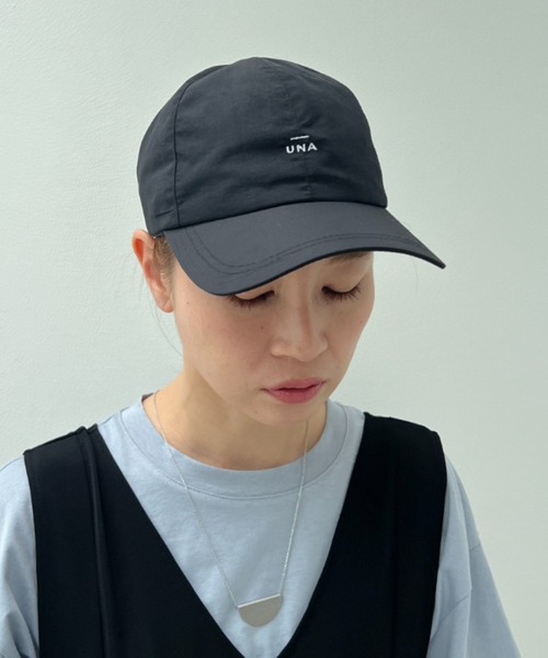una キャップ 帽子 UNA ナイロンCAP レディース メンズ