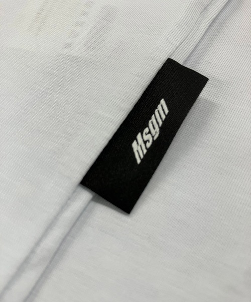 MSGM tシャツ MSGMカットロゴ Tシャツ メンズ レディース