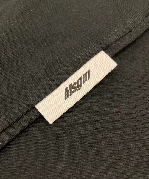 MSGM tシャツ MSGMカットロゴ Tシャツ メンズ レディース
