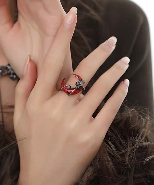 NOVESSEL 指輪 リング A'GEM/9 × .kom「NOVESSEL/ノベセル」レッド