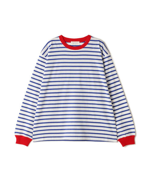 tシャツ SOGLIA/ソリア　OPEN END MULTI BORDER LS TEE　ボーダーＴ レディース sogli-openend_1.jpg