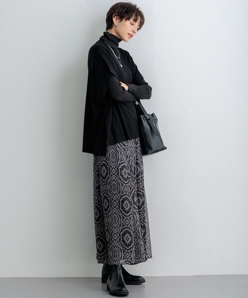 ニット セーター 「洗える」シアーラメタートル レディース : ZOZOTOWN