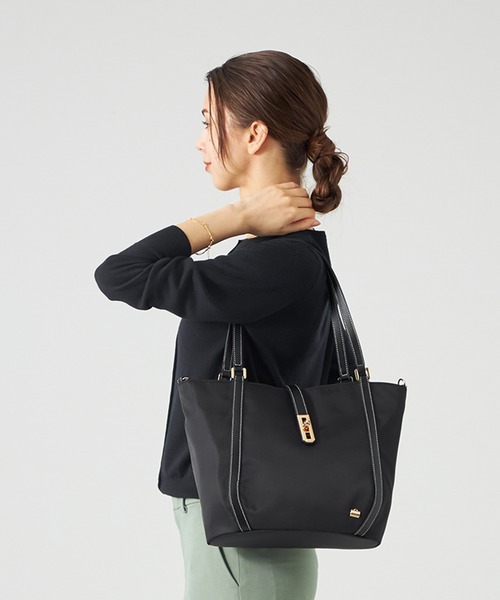 LA BAGAGERIE（ラバガジェリー） トートバッグ ひねり金具付き 