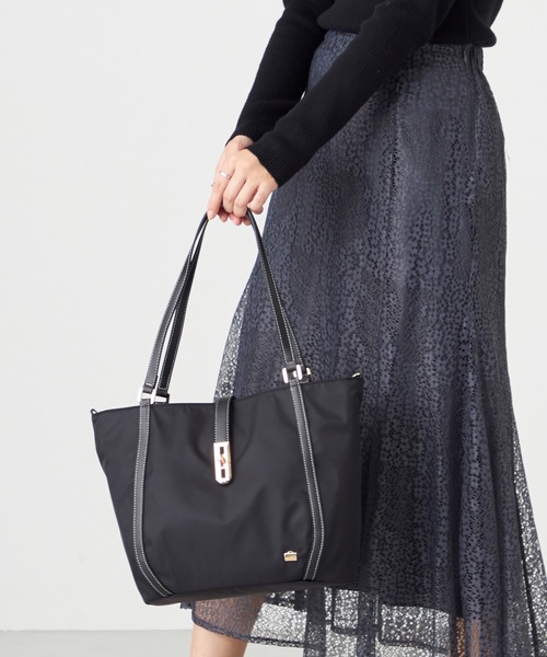 LA BAGAGERIE（ラバガジェリー） トートバッグ ひねり金具付き 