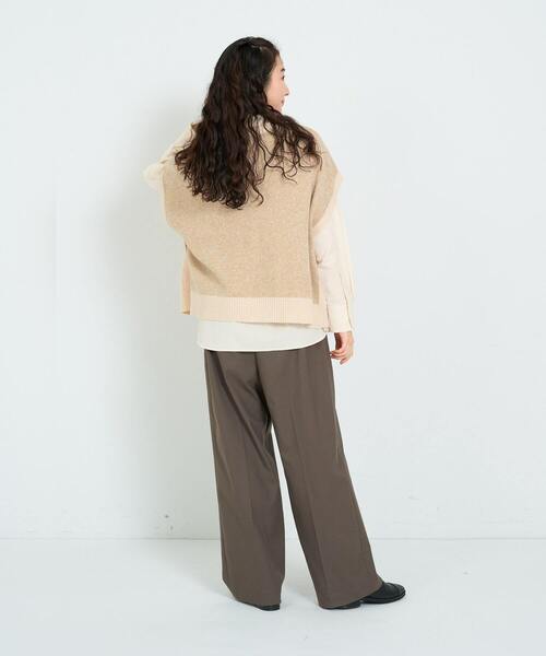 美品】2023AW 完売ネパールハンドニットベストアイボリー
