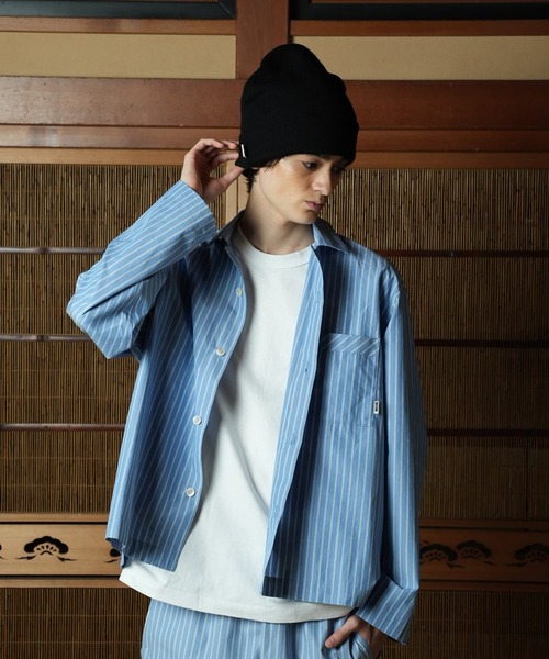 WITH OR WITHOUT シャツ Long Sleeve Silk Shirt/ロングスリーブ