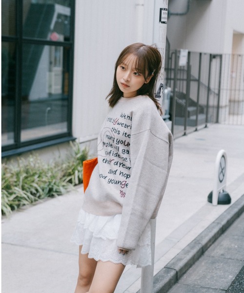 Younger Song セーター ニット Assortment knit メンズ