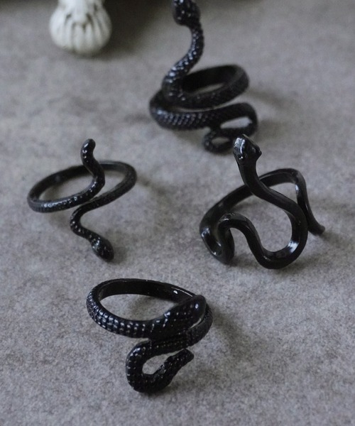 Port（ポート） 指輪 リング 「 」 4個セット スネーク セット リング