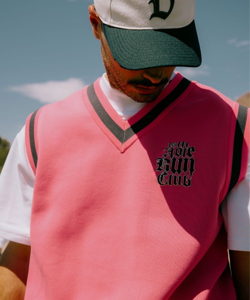 DEVEREUX GOLF ベスト ジレ 16 Run Club ニットベスト メンズ