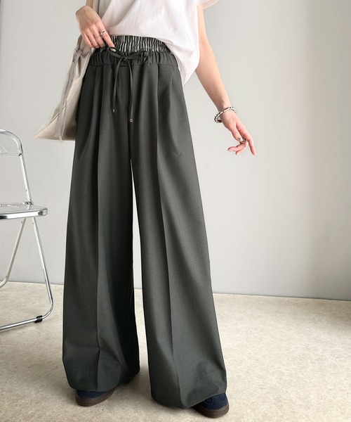 classicalelf（クラシカルエルフ） ワイドパンツ スラックス パンツ