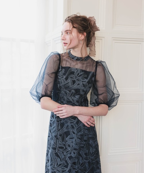 6☆新品☆ドリードール バルーンスリーブボリュームドレス サンプル品