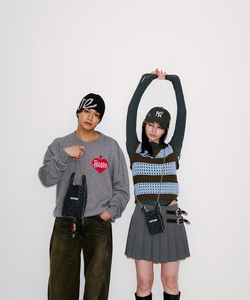 Basicks ニット BASICKS/ベイシックス】〈別注〉 HEART KNIT/ギフトにもオススメ