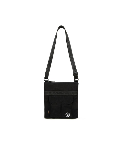 A BATHING APE 90's 金タグ ショルダーバッグ ニュースペーパー A BATHING APE 90´s 金タグ ショルダーバッグ ニュースペーパー