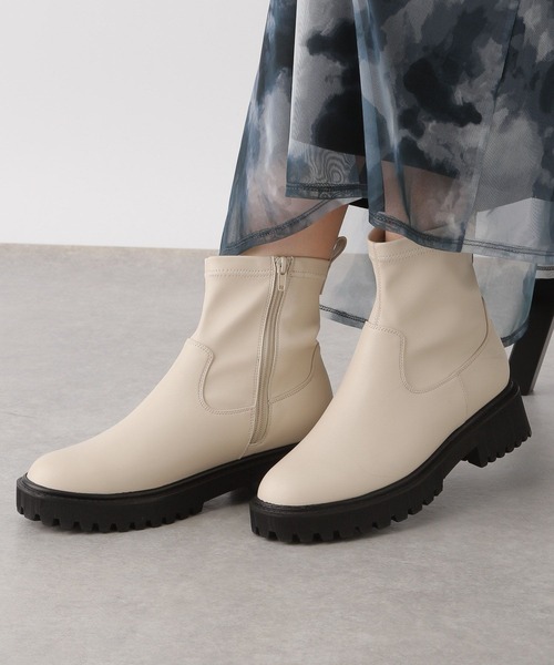 「LEPSIM」 ショートブーツ LARGE ブラック レディース_画像4