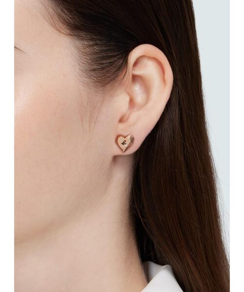 Agnes ｂ.【エレガントデザイン☆Carving of Love Stud ピアス】 Agnes b.【エレガントデザイン☆Carving of Love Stud ピアス】