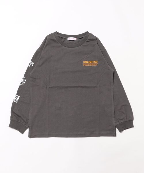 PINKHUNT（ピンクハント） tシャツ 袖プリント ビッグシルエット ロンT