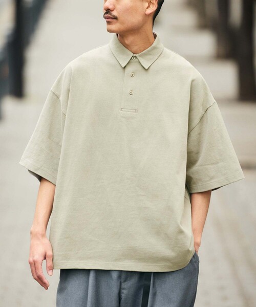 メンズ ポロシャツ ストリート ビッグシルエット K00241 FREAK'S STORE ポロシャツ 限定展開 9オンス Heavyweight ビッグ