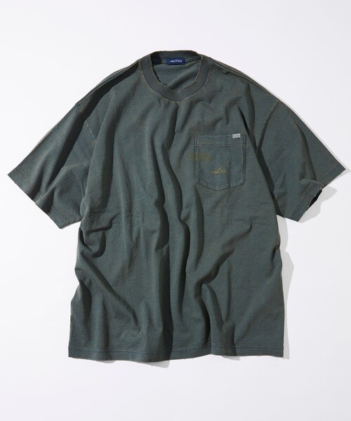 NAUTICA（ノーティカ） tシャツ Mix Color Indigo S/S Tee/ミックス