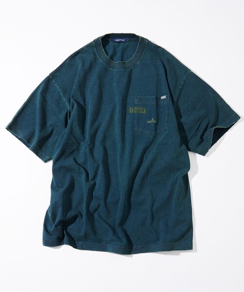 NAUTICA（ノーティカ） tシャツ Mix Color Indigo S/S Tee/ミックス