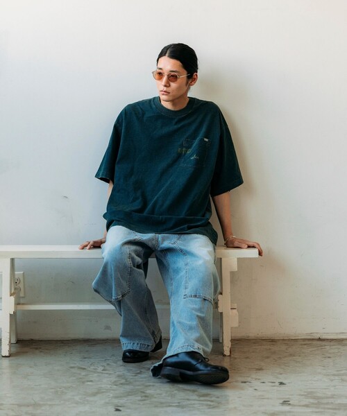 NAUTICA（ノーティカ） tシャツ Mix Color Indigo S/S Tee/ミックス
