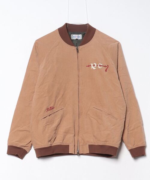 ROTAR（ローター） ジップアップブルゾン SMALL ブラウン メンズ