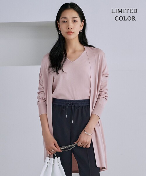 ICB（アイシービー） カーディガン シンセティックハイゲージ ロング