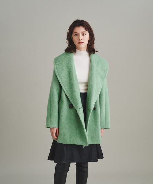 GRACE CONTINENTAL（グレースコンチネンタル） コート 36 グリーン