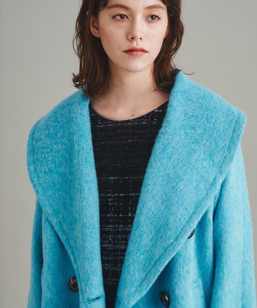 グレースコンチネンタル コート GRACE CONTINENTAL（グレースコンチネンタル） ノーカラーコート 36