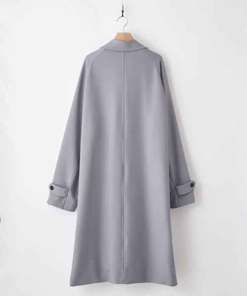 「CLEL」 ステンカラーコート S チャコールグレー メンズ_画像5