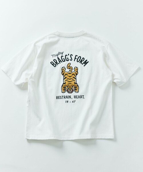 tシャツ 限定展開 ビッグシルエット デザインバック刺繍 クルーネック Tシャツ / TIGER メンズ レディース | FREAK'S STORE | 03