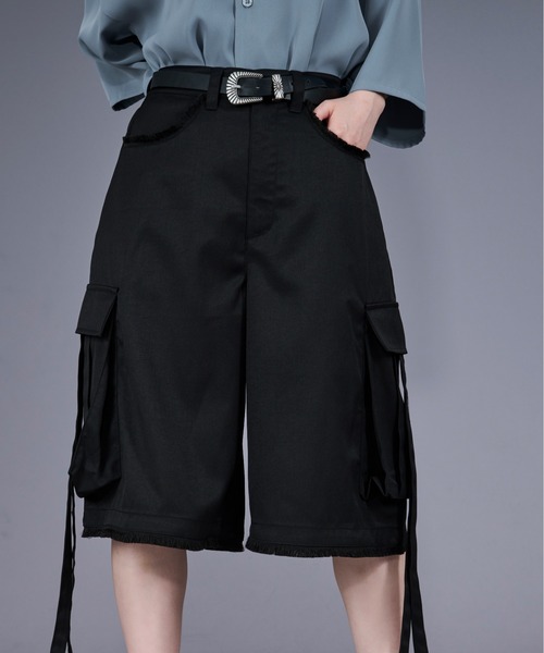 Ellno Loset（エルノロゼット） パンツ コードツキフリンジカーゴ