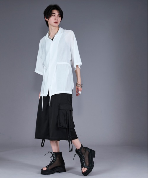 Ellno Loset（エルノロゼット） パンツ コードツキフリンジカーゴ