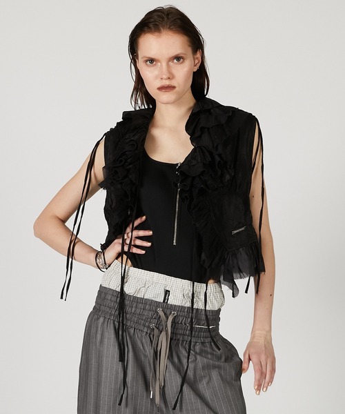 ブラウス シャツ ラッフルフリルブラウス / Ruffle Blouse レディース