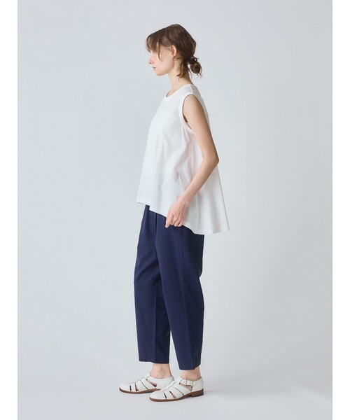 tシャツ MidiUmi クルーネックノースリーブフレアタンクトップ レディース MidiUmi tシャツ クルーネックノースリーブフレアタンクトップ