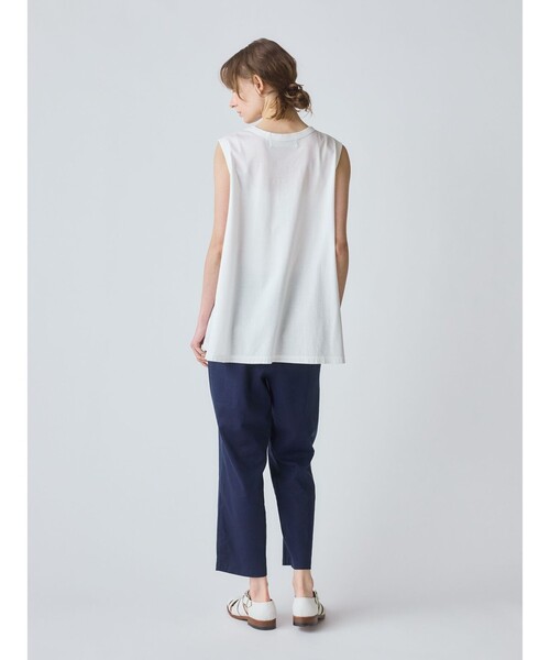 tシャツ MidiUmi クルーネックノースリーブフレアタンクトップ レディース MidiUmi クルーネックノースリーブフレアタンクトップ - メルカリ