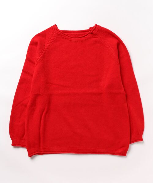 「MAISON DE THERESE」 長袖ニット FREE オレンジ レディース_画像7