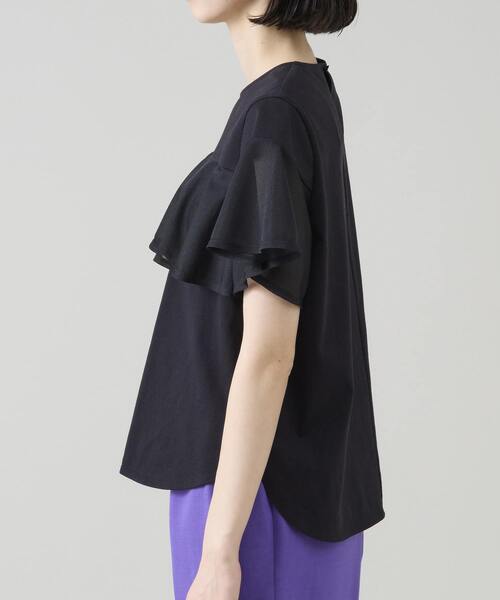 tシャツ ベルテッドラッフルフリルTOP レディース 2Wayラッフルフリルトップス（Tシャツ/カットソー）｜CELFORD
