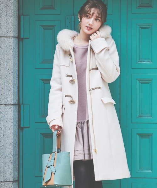 LAISSE PASSE（レッセパッセ） ダッフルコート LARGE キナリ