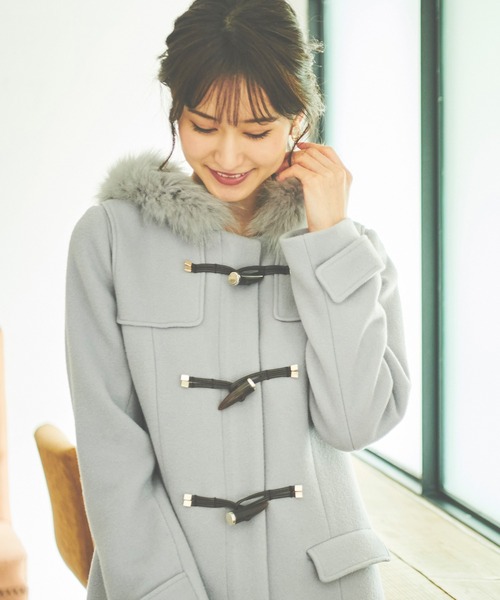 LAISSE PASSE（レッセパッセ） ダッフルコート LARGE キナリ