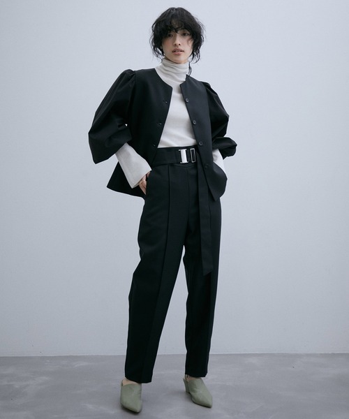 新品　アダムエロペ　パンツ　ブラック ADAM ET ROPE' 「ADAM ROPE'」 パンツ 36 ブラック レディース