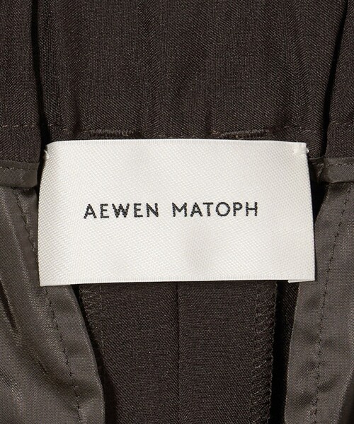 新品　AEWEN MATOPH　裾ゴム入り　ゆったりパンツ　36 AEWEN MATOPH - 【BEIGE】【S(36)】<AEWEN MATOPH>コクーン