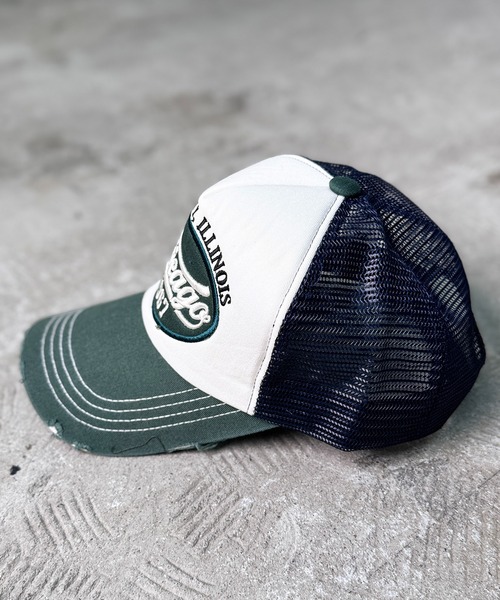CALIFORNIA OUTFITTERS メッシュキャップ キャップ 帽子 5A5 ダメージ