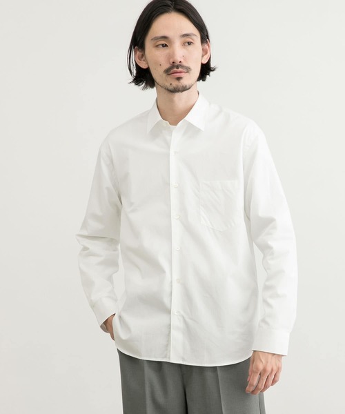 THOMAS MASON 「THOMAS MASON」 長袖シャツ MEDIUM ロイヤル