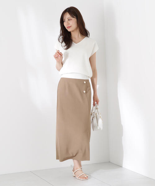 ニット セーター Ｖネック総針ニット / 1215270607 レディース PROPORTION BODY DRESSING ニット セーター Vネック総針ニット